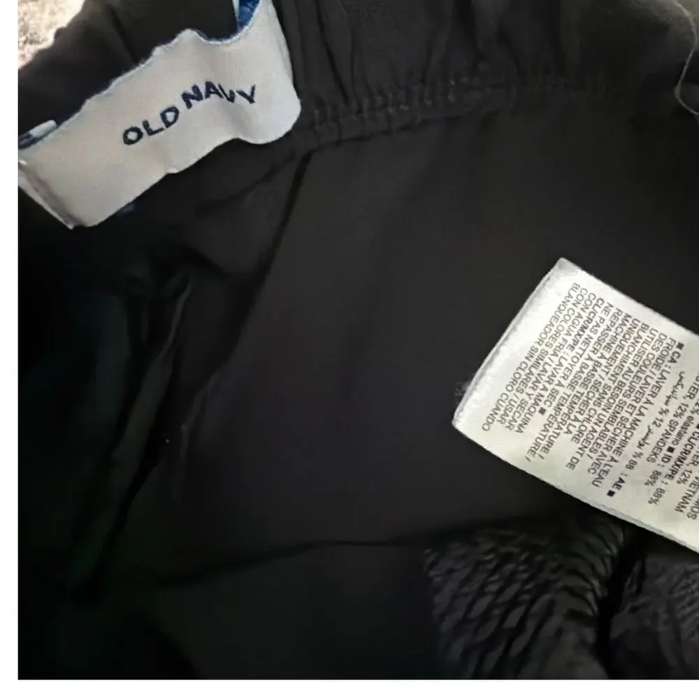 Old Navy Active Black Athletic Drawstring Shorts XS 4/5